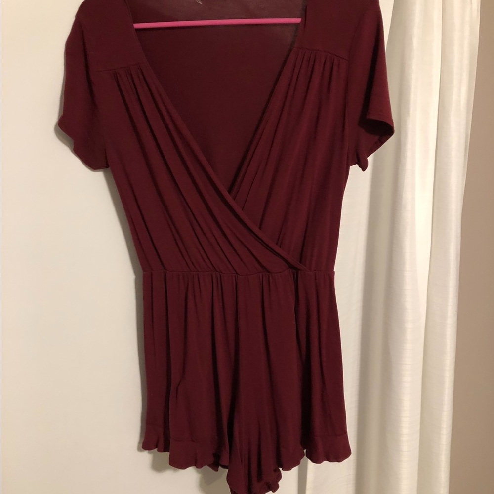 Maroon Romper - image 1